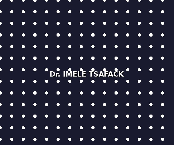 Dr. IMELE TSAFACK St&eacute;phanie Julienne